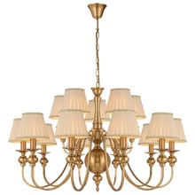 Astra Iron 15 Light Pendant With Shades